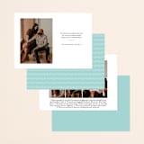 "totally in love" - Save the Dates in Cotton by Lori James - Back of Card Options