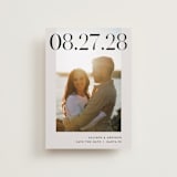 "All Stacked Up" - Save the Dates in Ivory by Pixel and Hank - Front