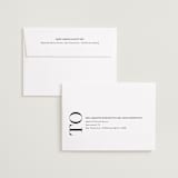 "All Stacked Up" - Save the Dates in Ivory by Pixel and Hank - FREE Recipient Addressing