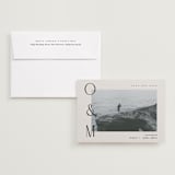 "Initial" - Save the Dates in Santa Fe by Pixel and Hank - Save the Date with Envelope