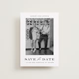 "Classic Charm" - Save the Dates in Midnight by Stacey Meacham - Front