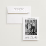 "Classic Charm" - Save the Dates in Midnight by Stacey Meacham - Save the Date with Envelope