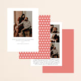 "Pure love" - Save the Dates in Blush by Jana Volfova - Back of Card Options