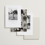 "Nonnette" - Save the Dates in Vanilla by Blustery August - Back of Card Options