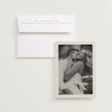 "Nonnette" - Save the Dates in Vanilla by Blustery August - Save the Date with Envelope