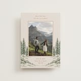 "Whispering Pines" - Save the Dates in Forest by Elly - Front
