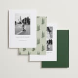 "Whispering Pines" - Save the Dates in Forest by Elly - Back of Card Options