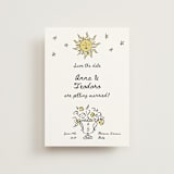 "Amore Mio" - Save the Dates in Nero by Helena Vitto - Front