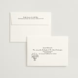 "Amore Mio" - Save the Dates in Nero by Helena Vitto - FREE Recipient Addressing