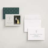 "Pair of Calla Lilies" - Save the Dates in Sage by Leah Bisch - Assembled