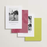 "Maximalist Poppies" - Save the Dates in Flamingo by Morgan Kendall - Back of Card Options