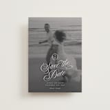 "Vintage Romance" - Save the Dates in Ivory by Paper Raven Co. - Front