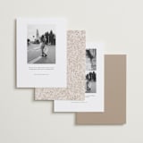 "Vintage Romance" - Save the Dates in Ivory by Paper Raven Co. - Back of Card Options