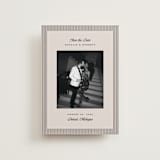 "Linea" - Save the Dates in Noir by Pixel and Hank - Front