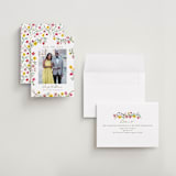 "Wildflower Wreath" - Save the Dates in Peony by Yaling Hou Suzuki - Assembled