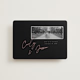 "Album Cover" - Save the Dates in Noir by Merian - Front