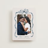 "Tied Together" - Save the Dates in Blueberry by Paper Sun Studio - Front