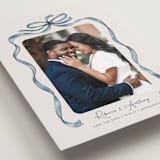 "Tied Together" - Save the Dates in Blueberry by Paper Sun Studio - Detail
