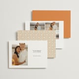 "A Retro Save the Date" - Save the Dates in Sunset by Ashley Bird - Back of Card Options