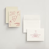 "Crazy Little Thing Called Love" - Save the Dates in Cream by Helena Vitto - Assembled