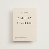 "Booked" - Save the Dates in Ink by Mere Paper - Front