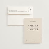 "Booked" - Save the Dates in Ink by Mere Paper - Save the Date with Envelope