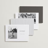 "Proper" - Save the Dates in Gown by Carolyn MacLaren - Back of Card Options