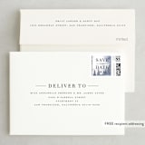 "Misty trees" - Save the Dates in Celestial by Stacey Meacham - FREE Recipient Addressing