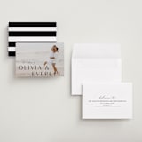 "Modern Classic Names" - Save the Dates in Onyx by Emily Betts - Assembled