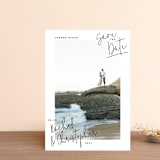 "hand-written" - Save the Dates in Ebony by Lindsay Stetson Thompson - Front