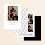 "hand-written" - Save the Dates in Ebony by Lindsay Stetson Thompson - Back of Card Options