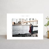 "Cityscape" - Save the Dates in Onyx by Faith Dorn - Front