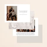 "You + Me" - Save the Dates in Snow by Robin Ott - Back of Card Options
