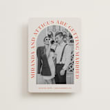 "Surrounding" - Save the Dates in Persimmon by Sarah Cohn - Front