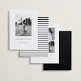 "classic timeless" - Save the Dates in Snow by Maja Cunningham - Back of Card Options