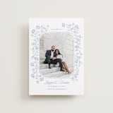 "Framed Florals" - Save the Dates in Sky by Robert and Stella - Front