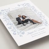"Framed Florals" - Save the Dates in Sky by Robert and Stella - Detail