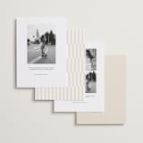 "The Date is Set" - Save the Dates in Ivory by Oscar and Emma - Karly Depew - Back of Card Options