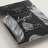 "The Date is Set" - Save the Dates in Ivory by Oscar and Emma - Karly Depew - Detail