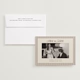 "Sienna" - Save the Dates in Maroon by Pati Cascino - Save the Date with Envelope