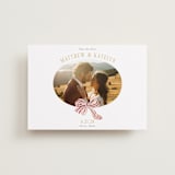 "Ruban en Fleur" - Save the Dates in Rose by Itsy Belle Studio - Front