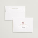 "Ruban en Fleur" - Save the Dates in Rose by Itsy Belle Studio - FREE Recipient Addressing