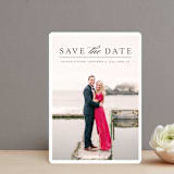 "Classic Save the Date" - Save the Dates in Platinum by Laura Bercovich - Front