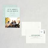 "About To Go Down" - Save the Dates in Mint by Stephanie Given - Assembled