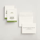 "Portrait" - Save the Dates in Charcoal by Minted - Assembled