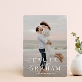 "Romantic_Script" - Save the Dates in Snow by Marina Onoprienko - Front