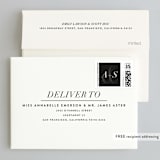 "Bad Dancing" - Save the Dates in Dove by Amy Payne - FREE Recipient Addressing