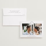 "Circle monogram" - Save the Dates in Cotton by Stacey Meacham - Save the Date with Envelope