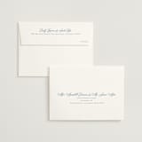 "Empire" - Save the Dates in Dusty Blue by Jennifer Postorino - FREE Recipient Addressing