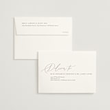 "Corner" - Save the Dates in Linen by Kelly Schmidt - FREE Recipient Addressing